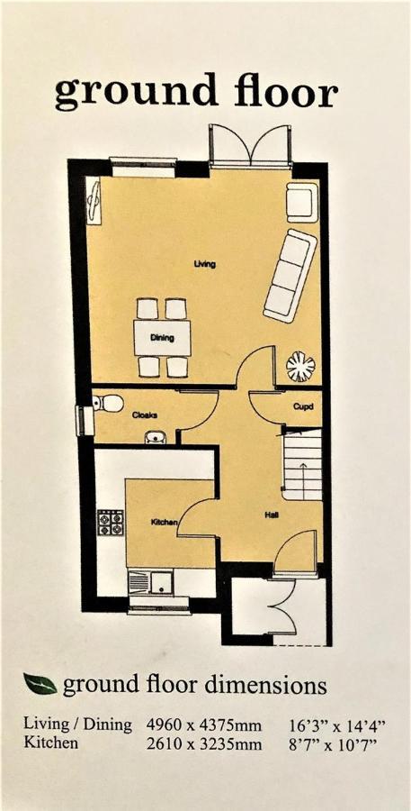 הוילה Appledram Stylish & Spacious 3 Bed House With 2 Free Car Parking Spaces מראה חיצוני תמונה